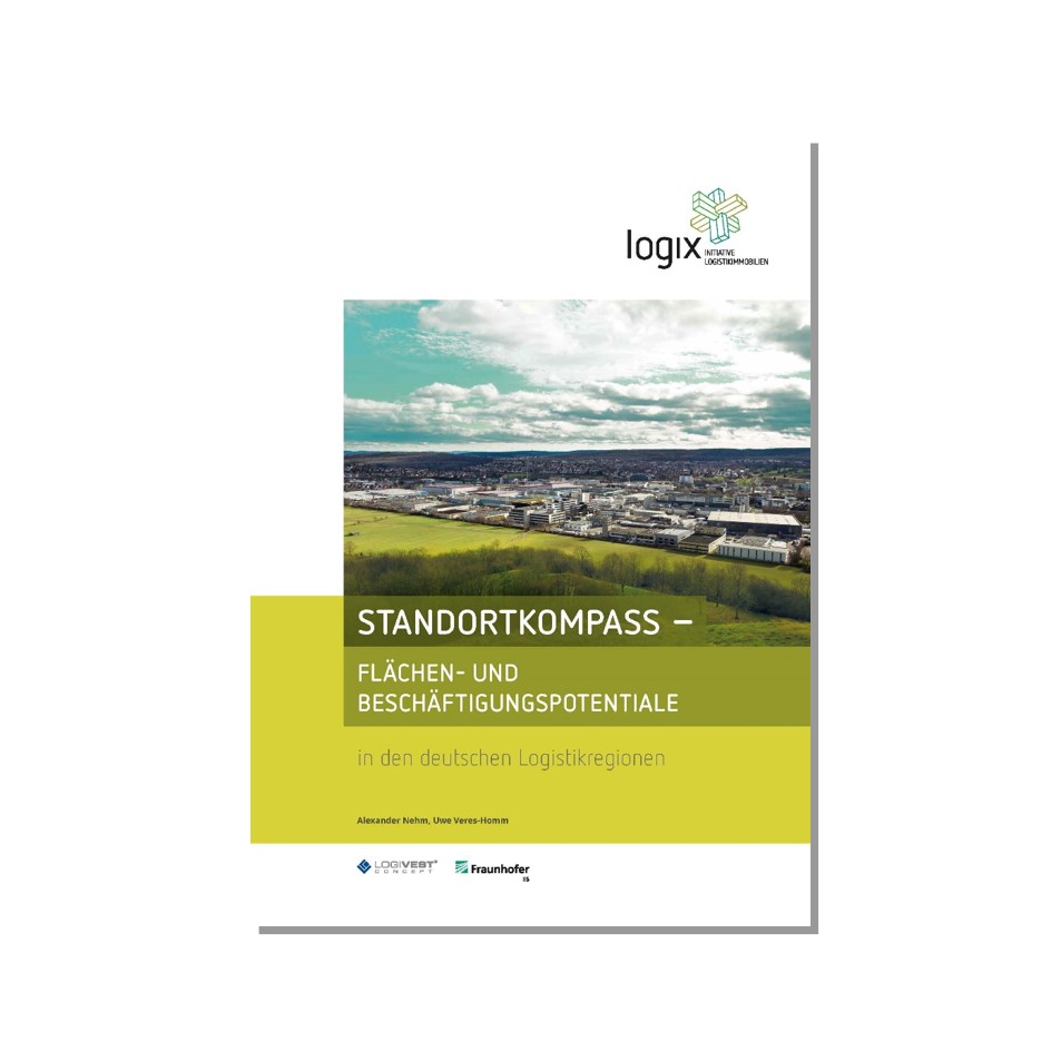 Cover Studie »Standortkompass – Flächen- und Beschäftigungspotentiale in den deutschen Logistikregionen«